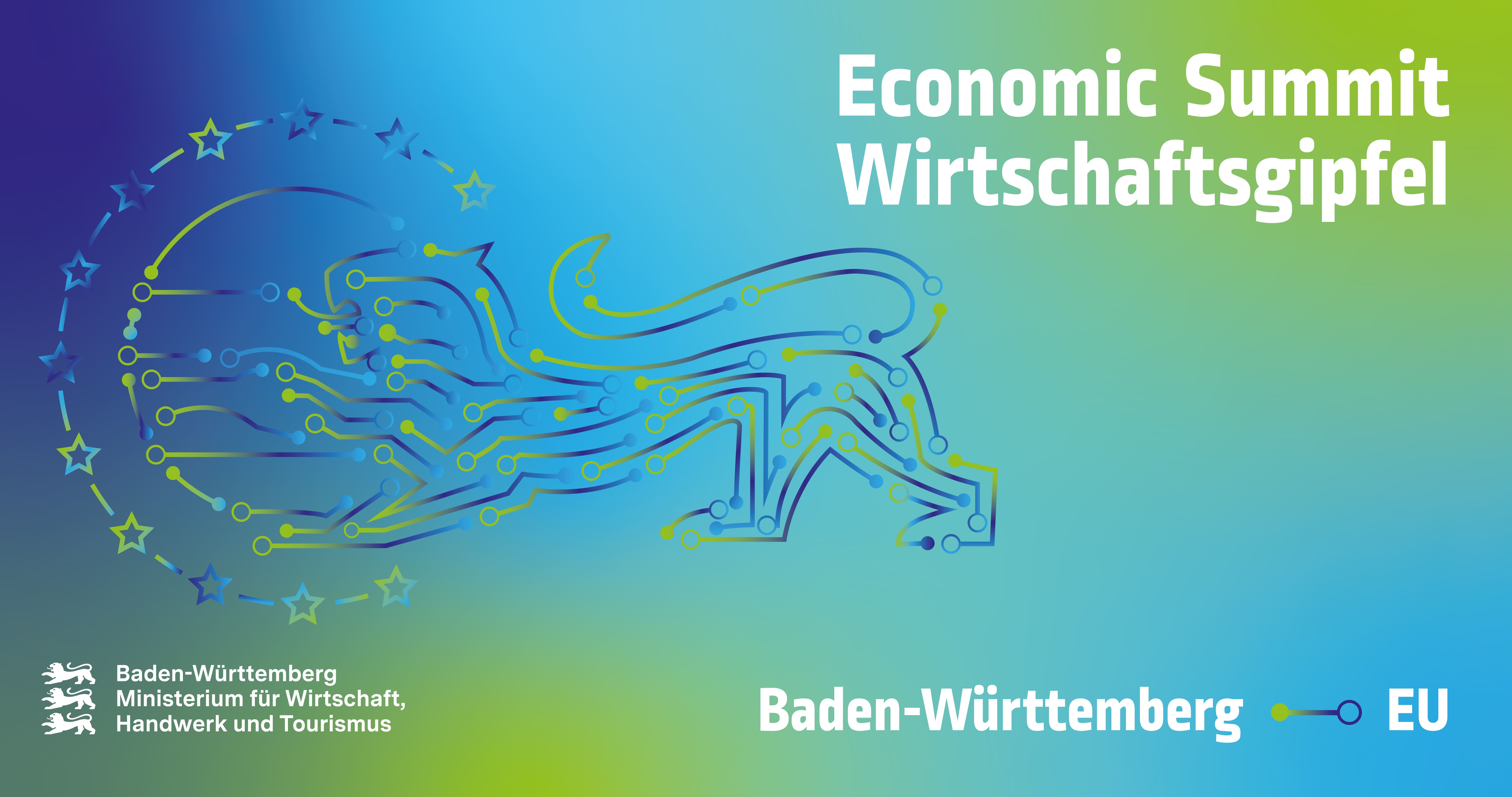 Grafik zum Wirtschaftsgipfel Baden-Württemberg–EU 2026